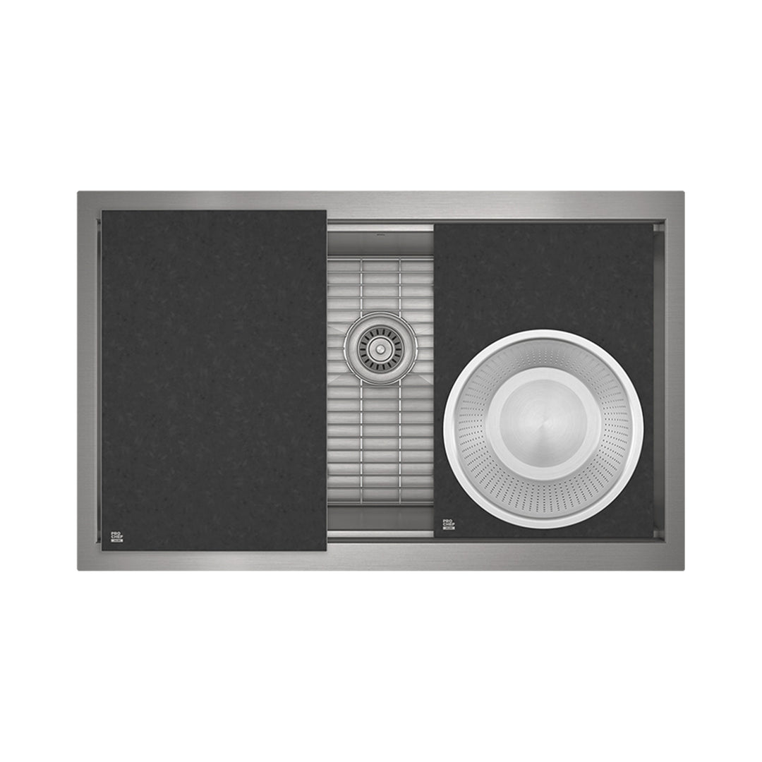 Prochef by Julien Kitchen Sink Reveal Single Bowl Undermount
