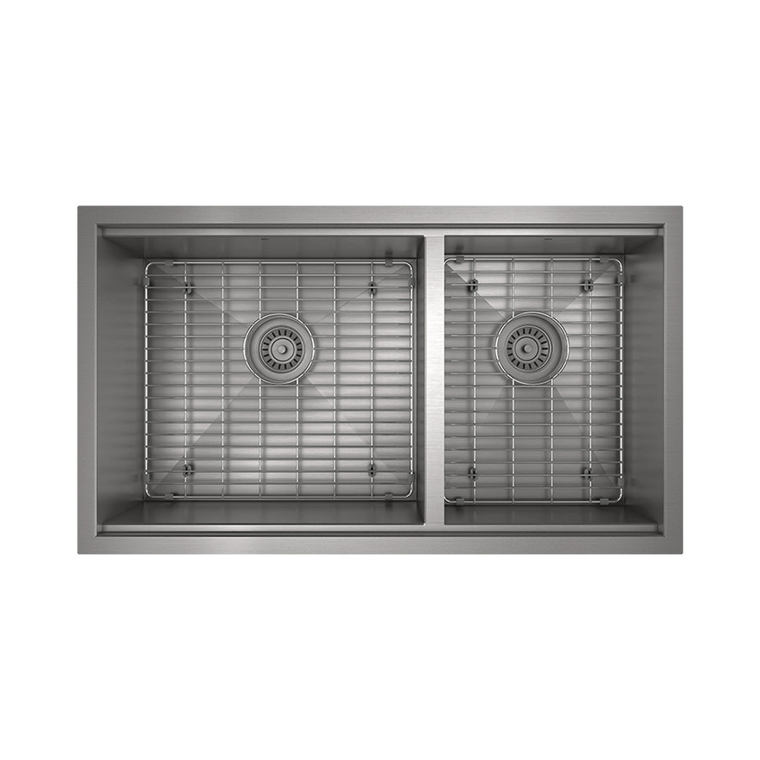 Prochef by Julien Kitchen Sink Reveal Double Bowl Undermount