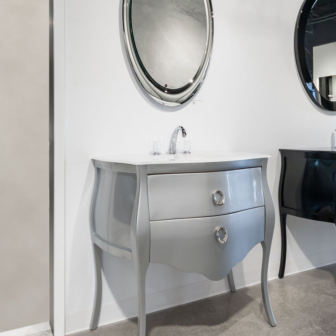 Bath Vanity Paris Collection - Silver Gloss