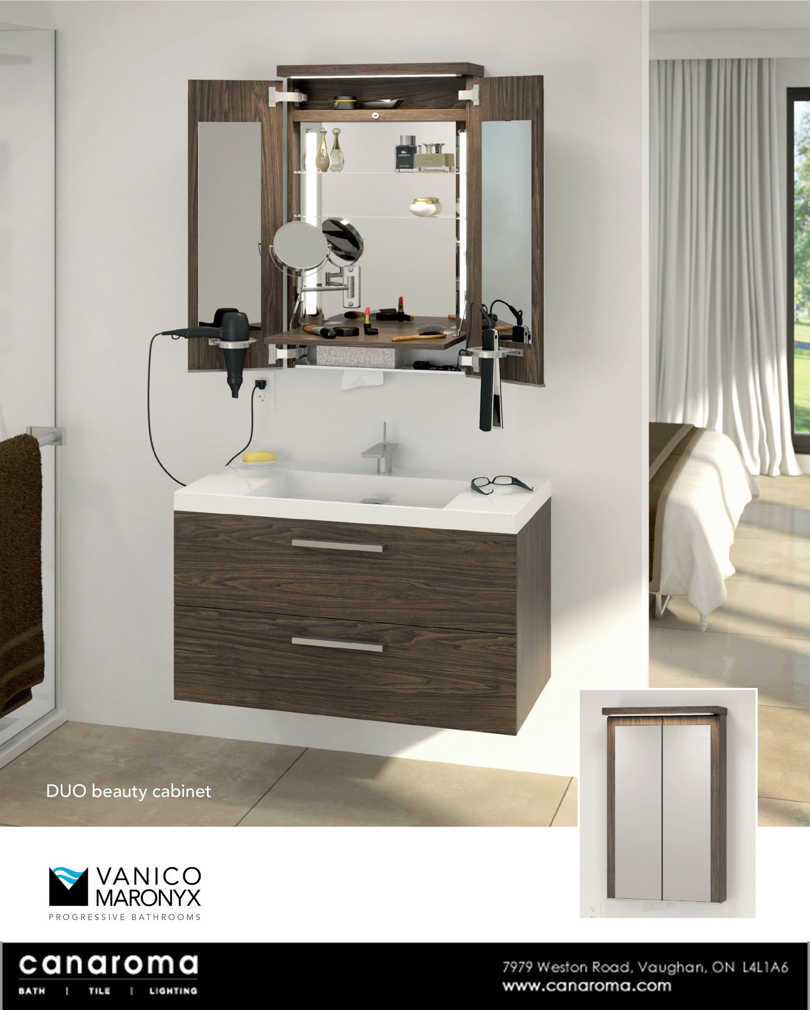 VANICO MARONYX BATHROOM VANITY COLLECTION DUO