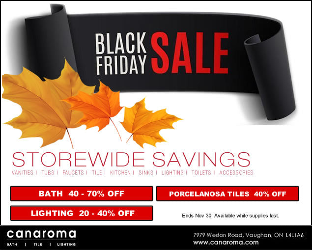 Canaroma Black Friday Sale