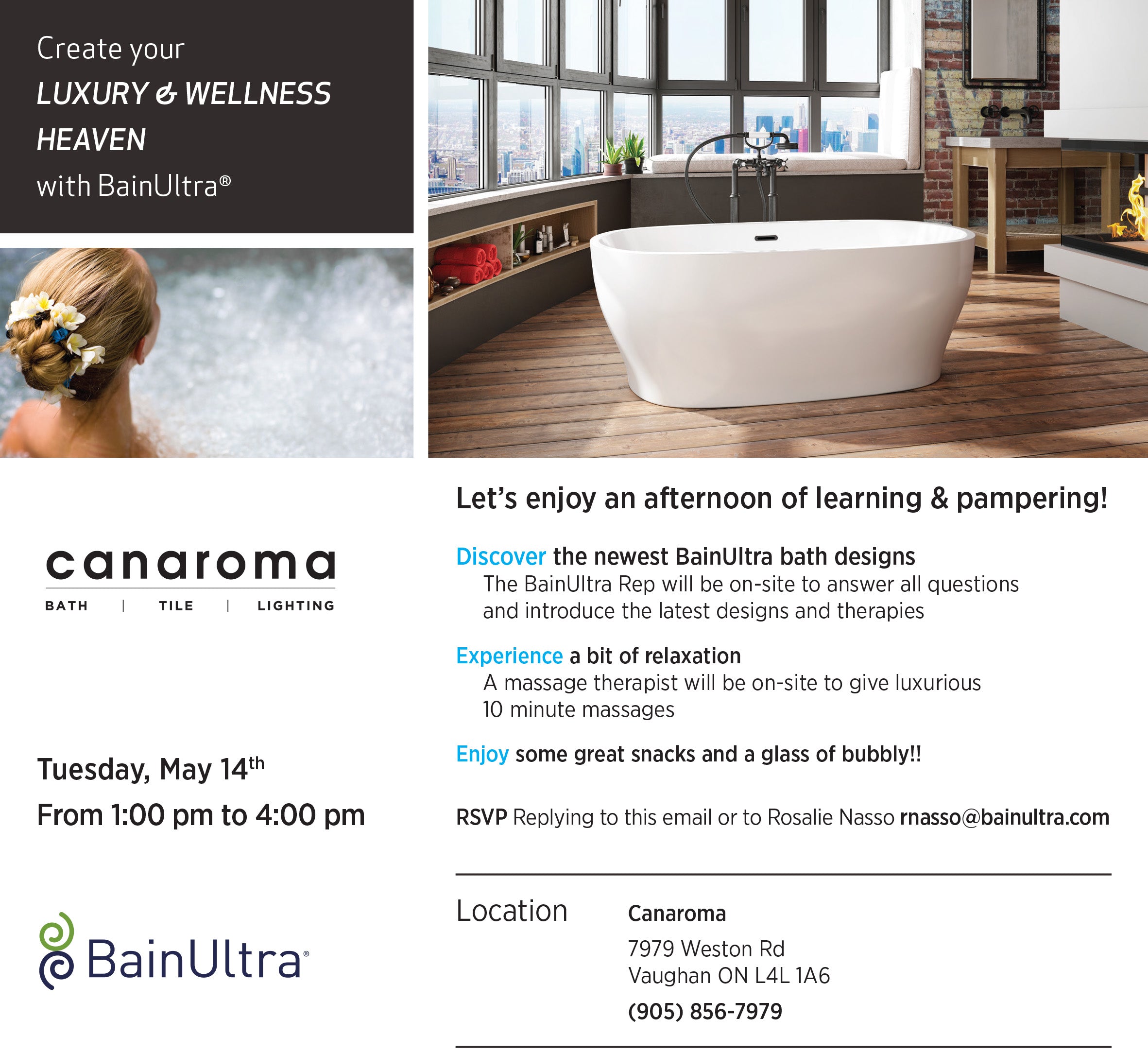 Upcoming BainUltra Learning and Pampering Event