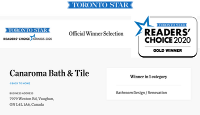 Toronto Star READER’S CHOICE AWARDS 2020