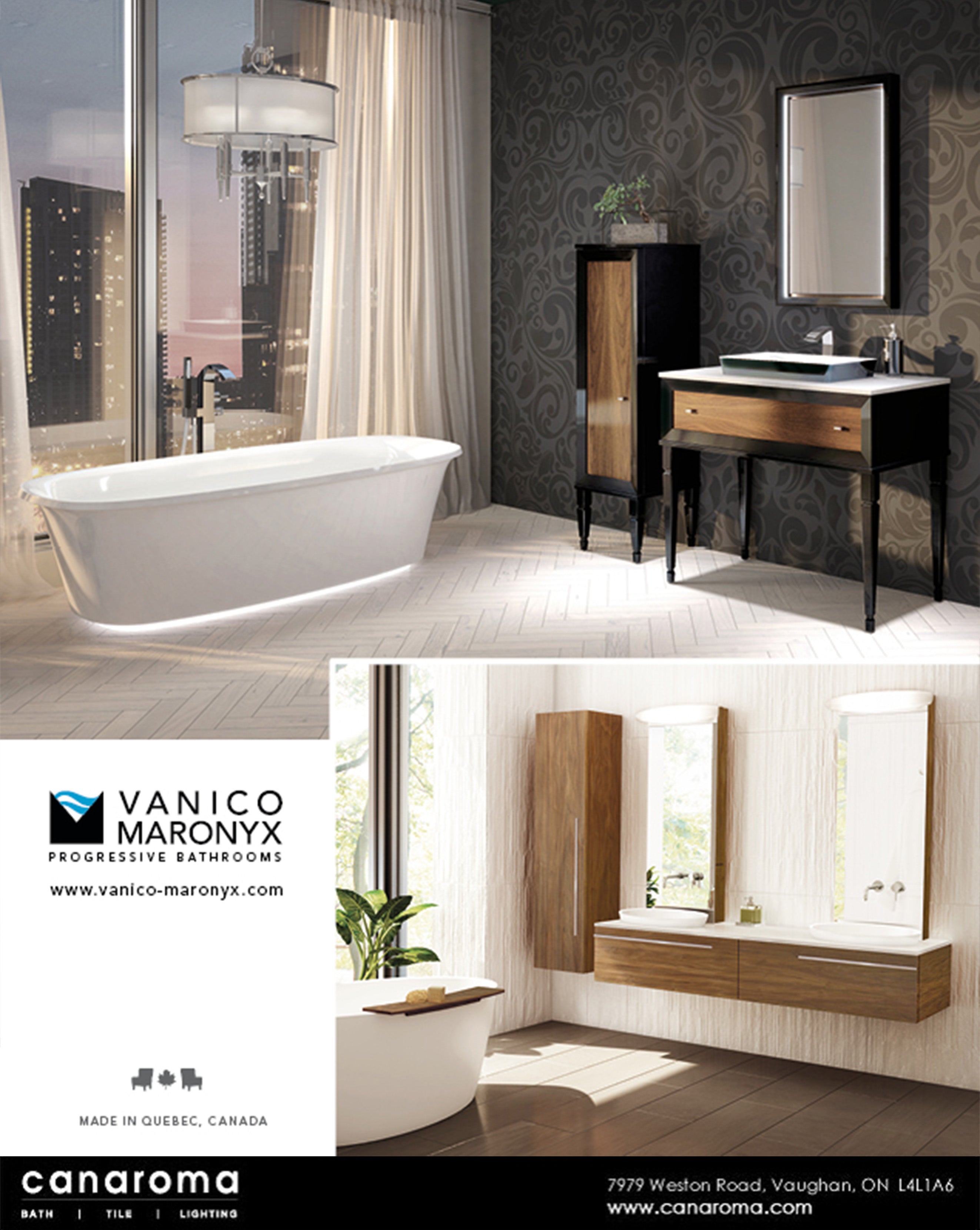 Vanico Maronyx Bath Vanity Collections