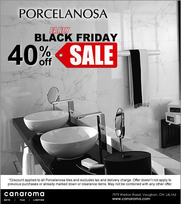 Porcelanosa Black Friday Sale