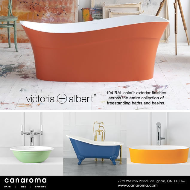 Victoria + Albert New 194 RAL Colour Baths and Basins