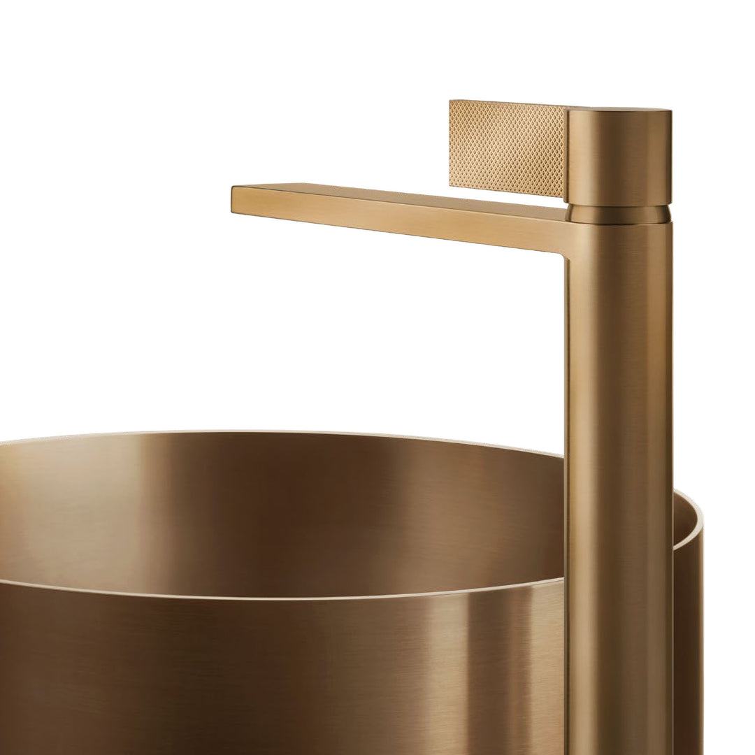 Gessi Inverso Diamantato Single Lever Medium Bathroom Faucet