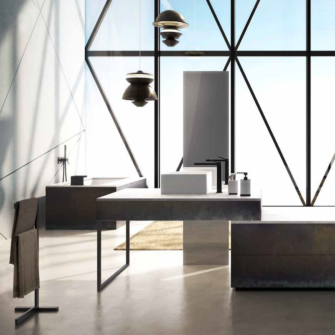 Gessi Rettangolo K Single Lever Tall Bathroom Faucet