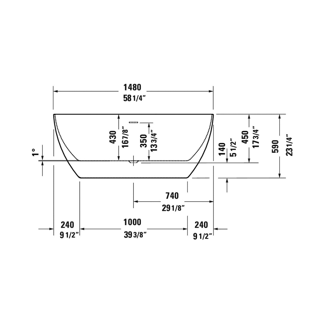 Duravit No.1 Bathtub