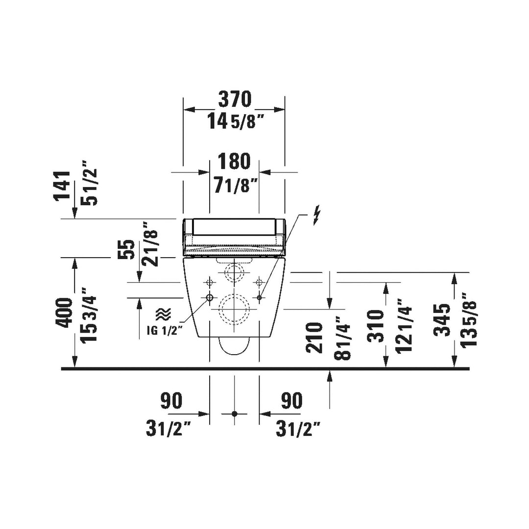 Duravit SensoWash® Classic Shower Toilet Seat