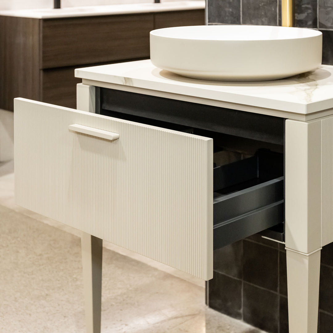 Bath Vanity LAMÈ Plisse Single Sink