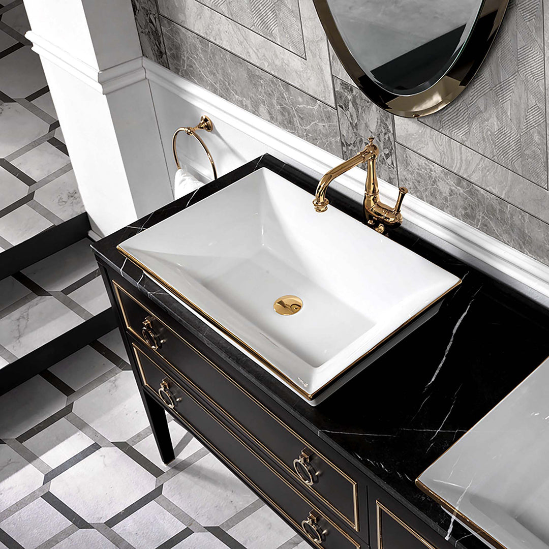 Mia Italia Bath Vanity Elegance Napoleon Double Sink