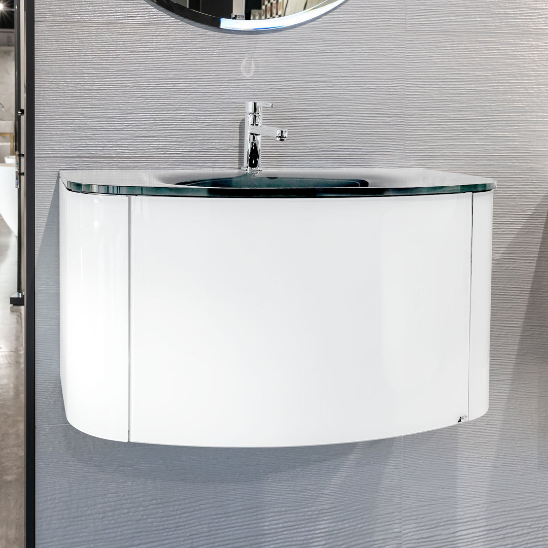 Q'in Bath Vanity Odeon White