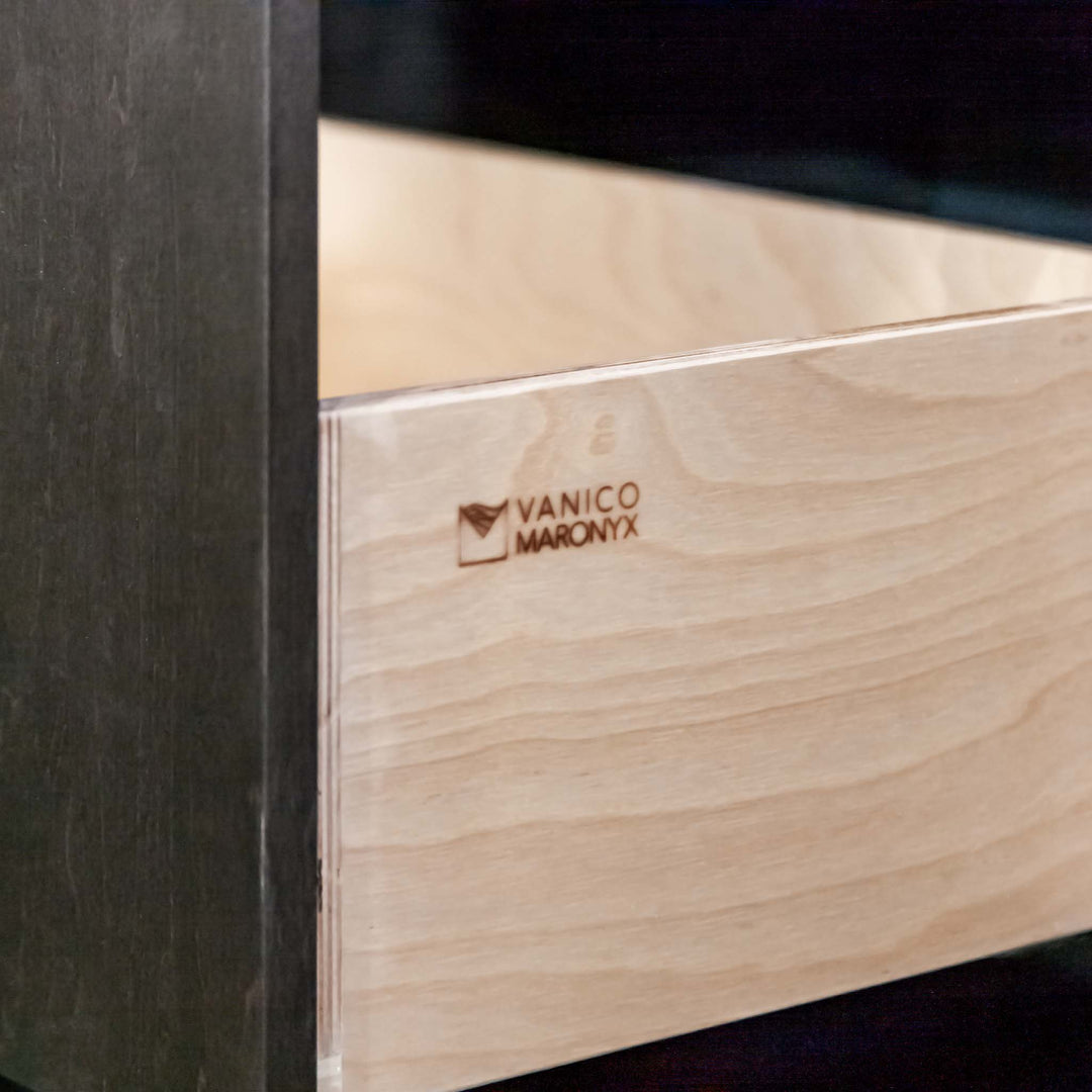 Vanico Bath Vanity Transitional Desk Double Sink