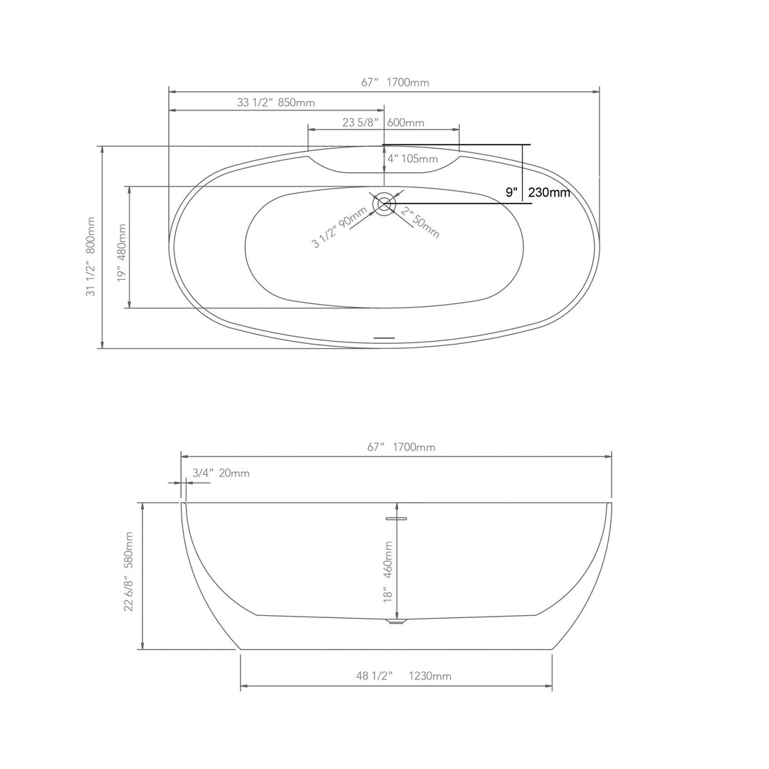 Bagno Italia Bathtub Christie