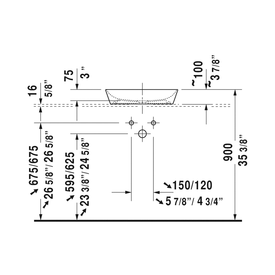 Duravit Cape Cod Bathroom Sink