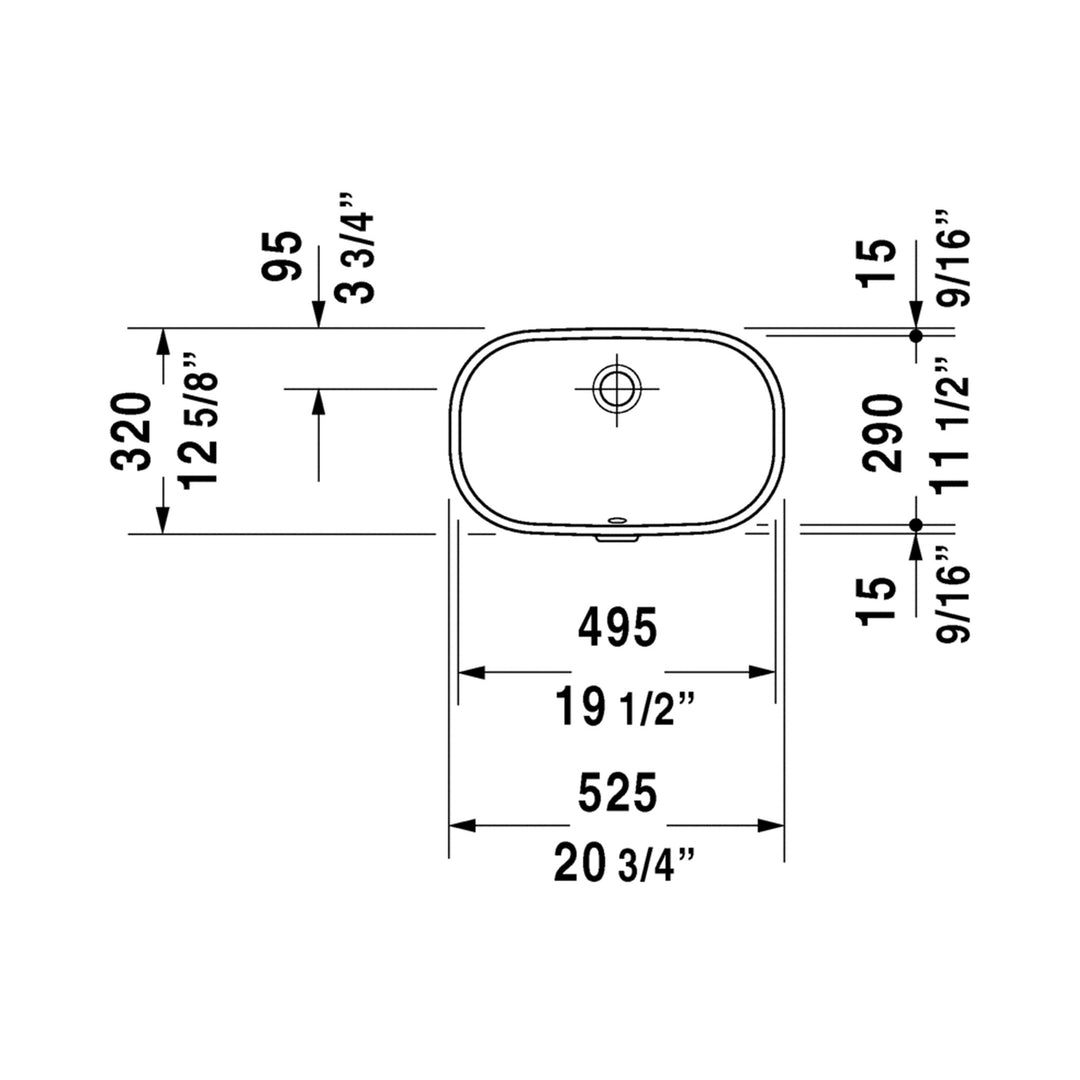 Duravit D-Code Bathroom Sink