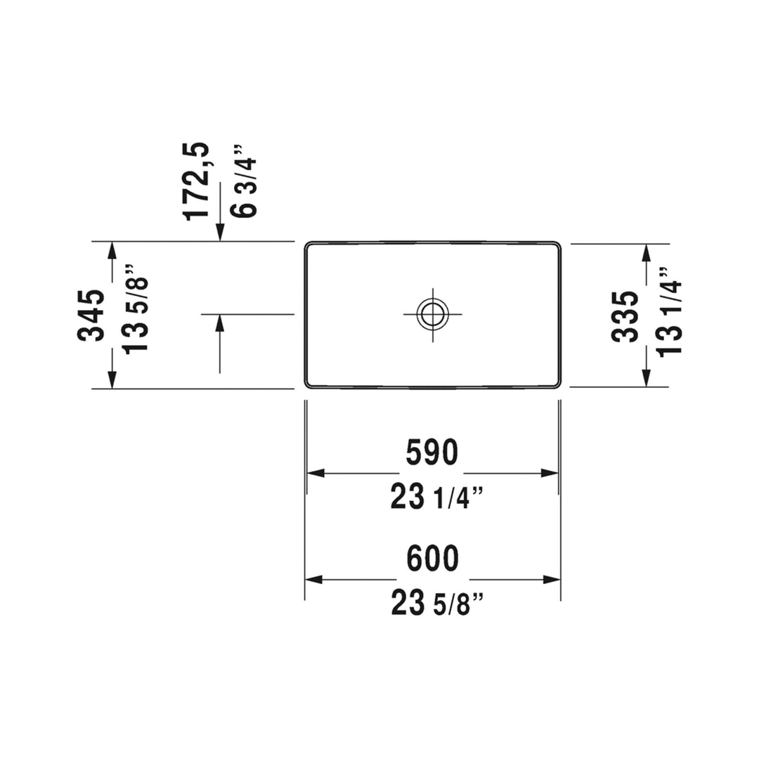 Duravit DuraSquare Bathroom Sink