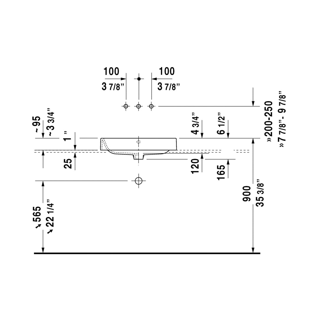 Duravit Happy Bathroom Sink