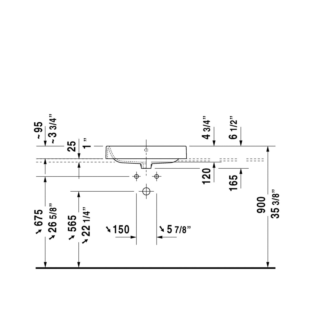 Duravit Happy Bathroom Sink