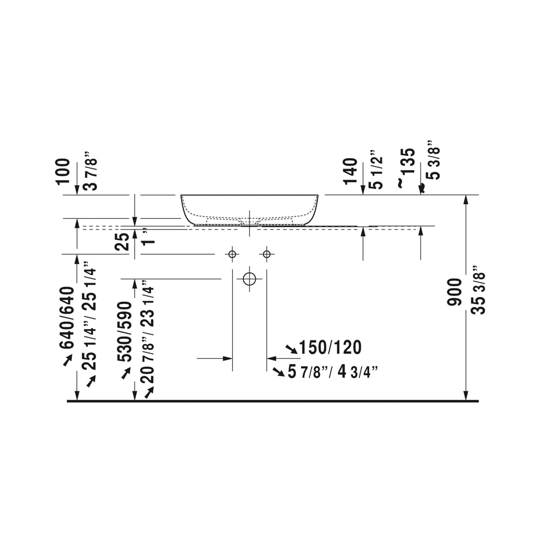 Duravit Luv Bathroom Sink