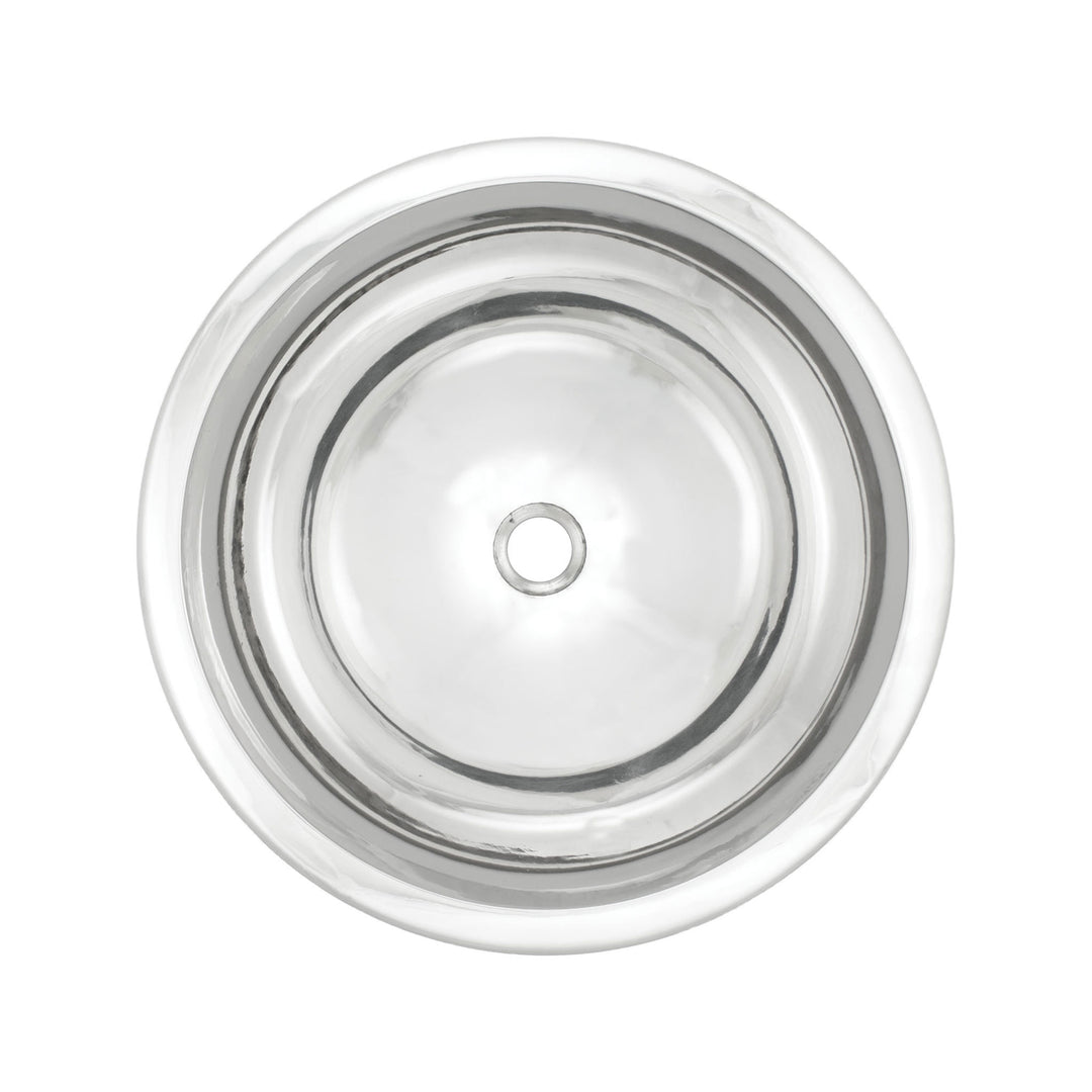 Linkasink Large Round Smooth Bathroom Sink