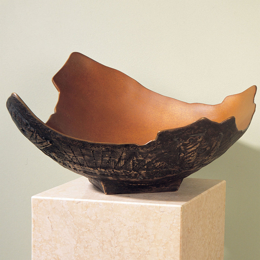 Stone Forest Bronze Chalice Vessel Sink
