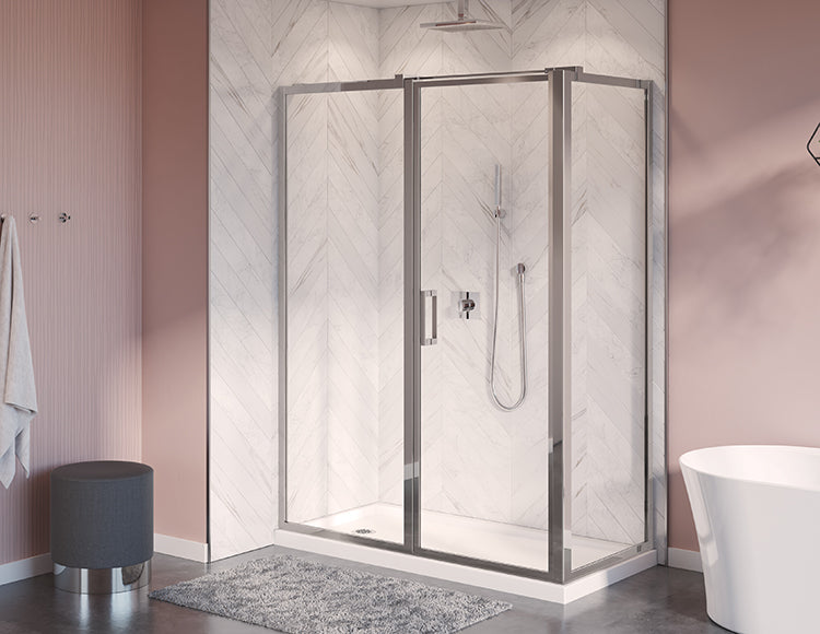 Fleurco Elera Shower Door Two-Sided