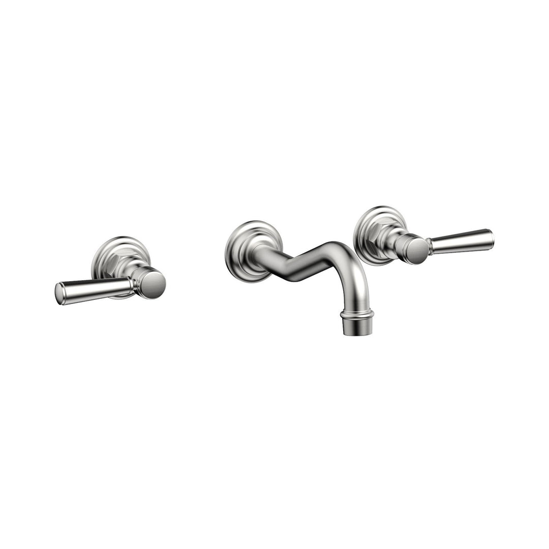 Phylrich Henri Lever Handles Wall Lavatory Set