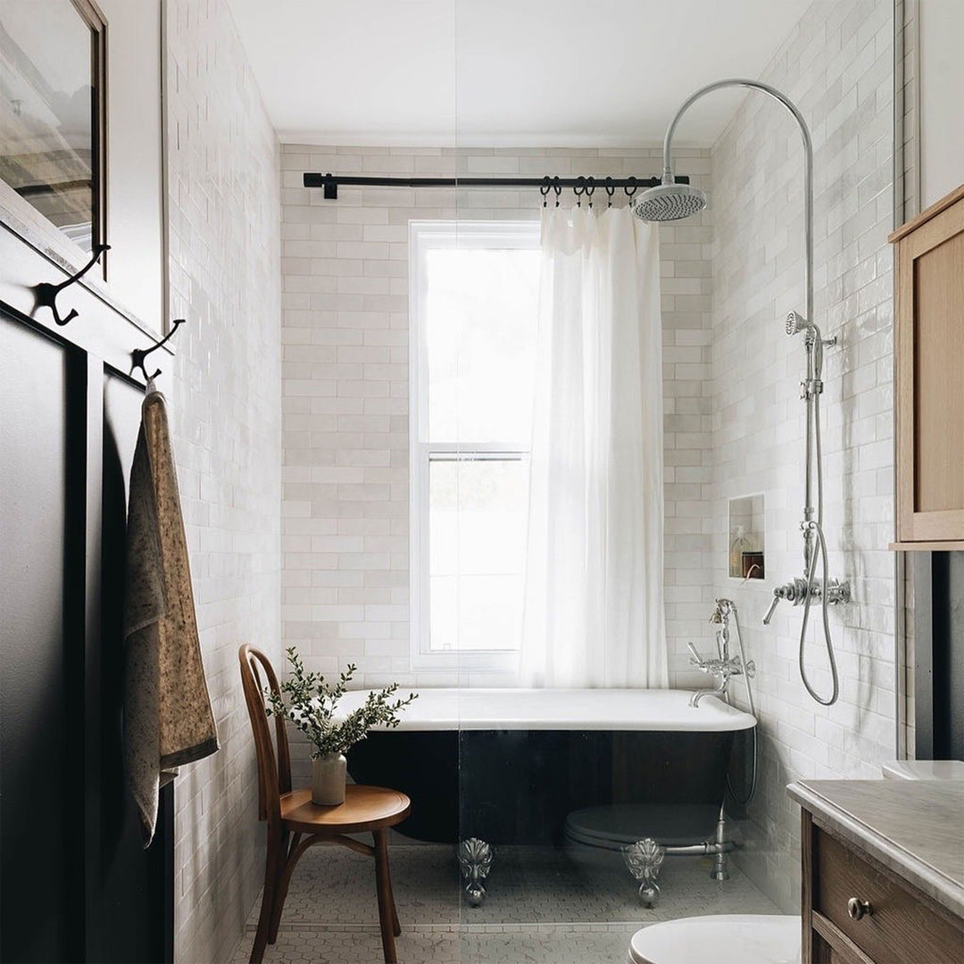 Rubinet Floor Mount Tub Filler Bathroom Faucet