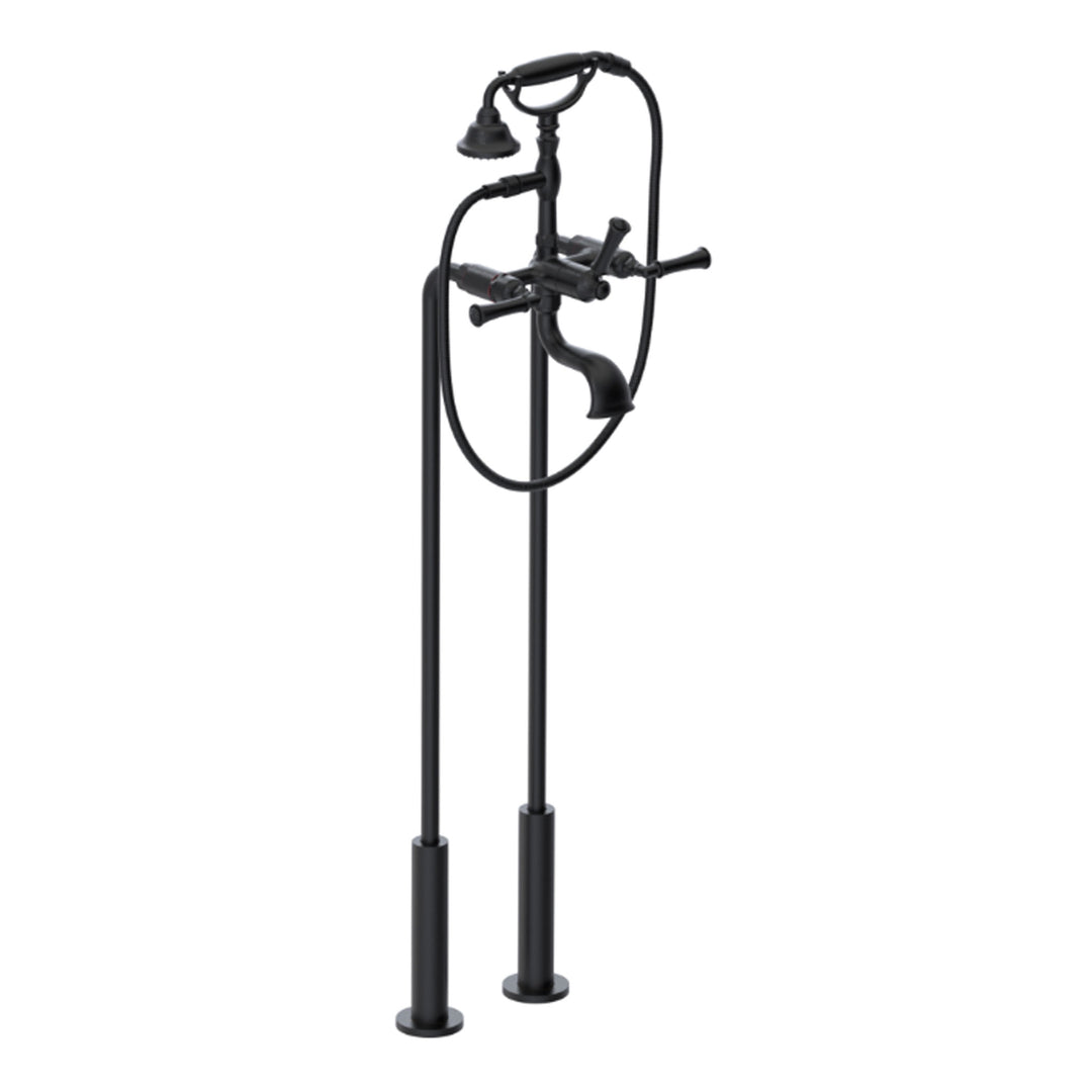 Rubinet Floor Mount Tub Filler Bathroom Faucet