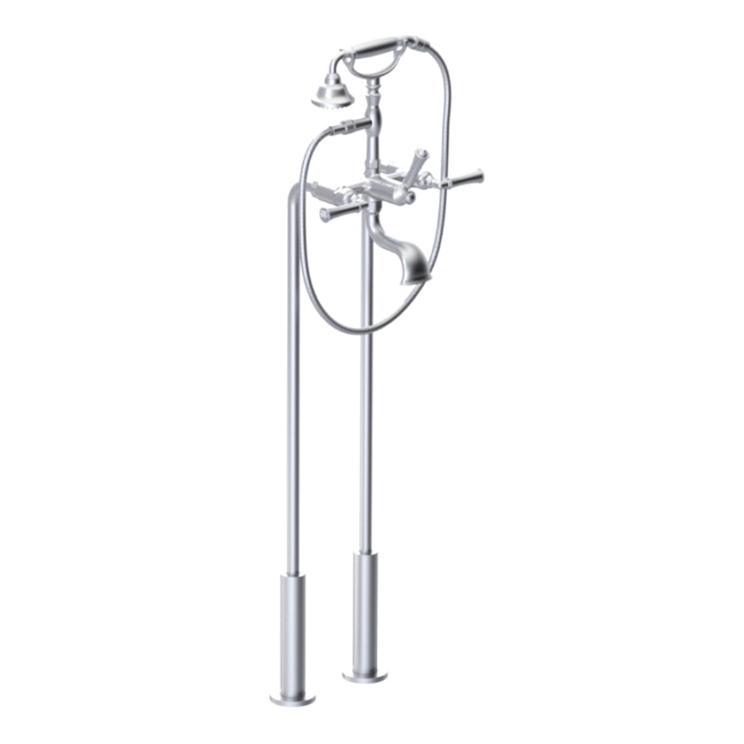 Rubinet Floor Mount Tub Filler Bathroom Faucet