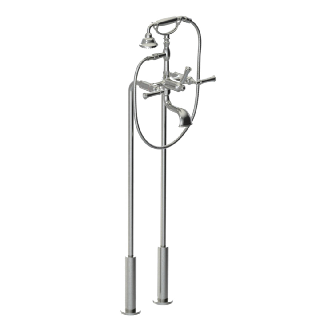 Rubinet Floor Mount Tub Filler Bathroom Faucet