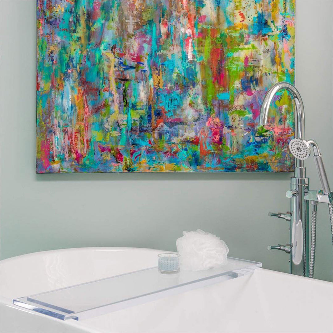 Rubinet Floor Mount Tub Filler Bathroom Faucet