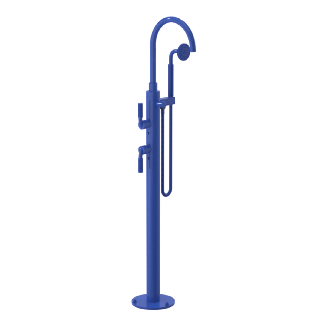 Rubinet Floor Mount Tub Filler Bathroom Faucet