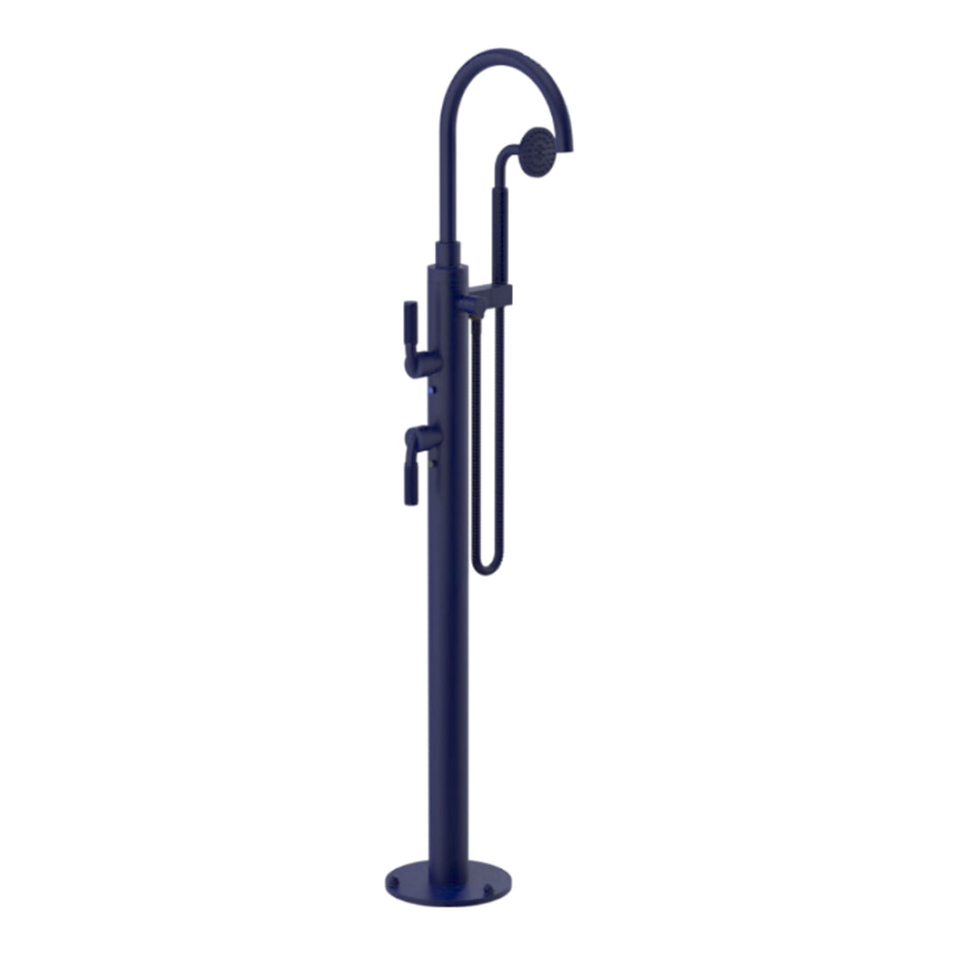 Rubinet Floor Mount Tub Filler Bathroom Faucet