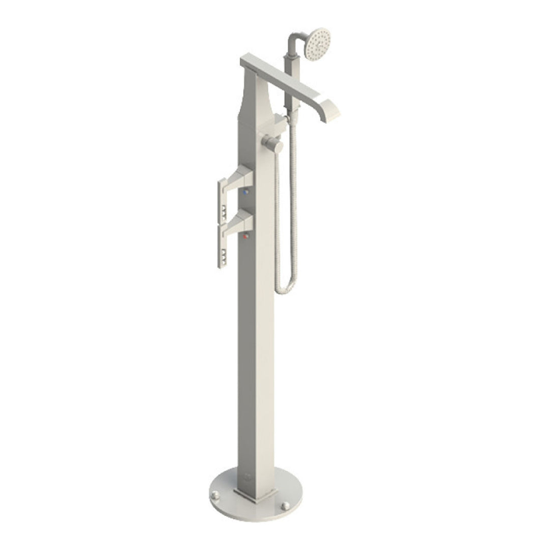 Rubinet Floor Mount Tub Filler Bathroom Faucet