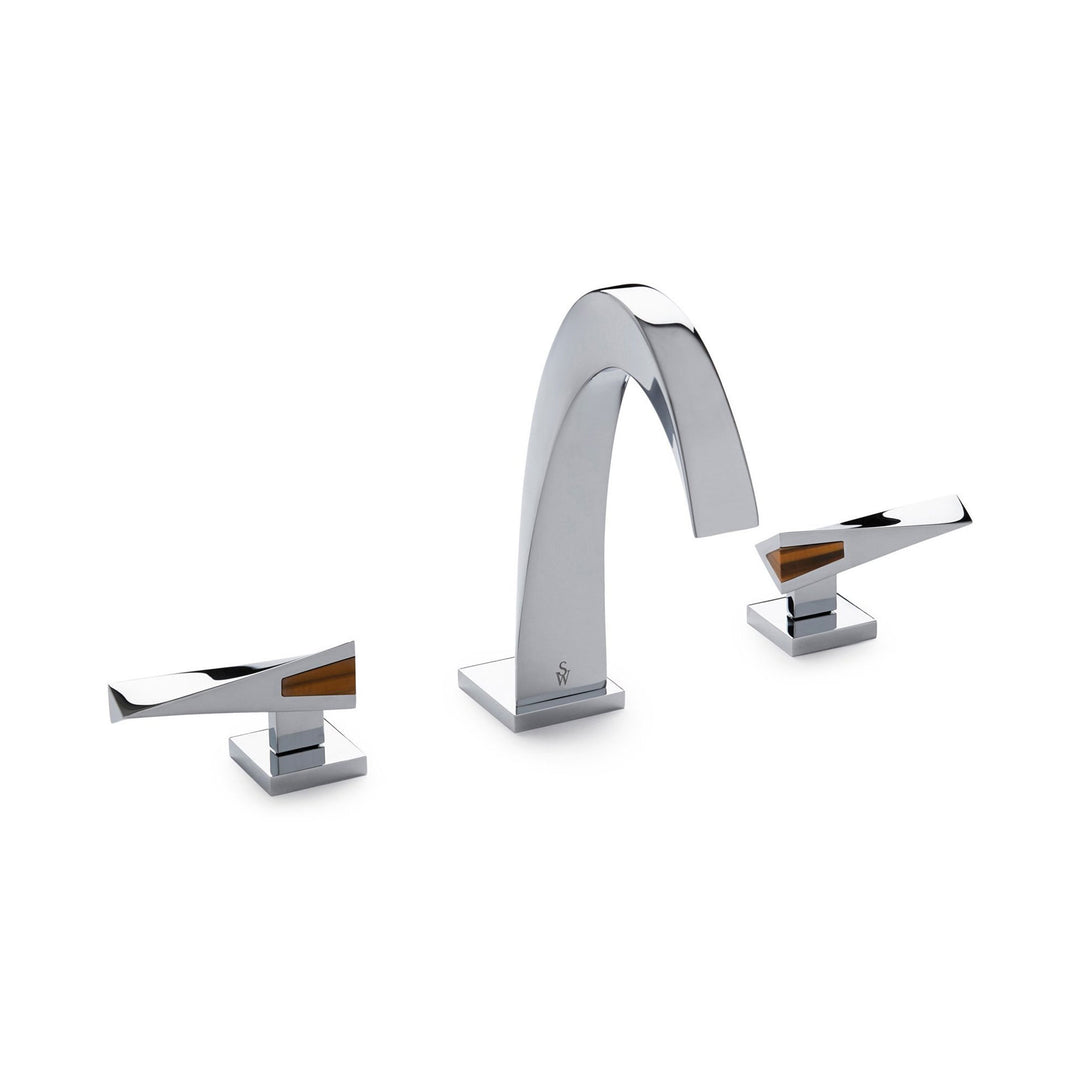 Sherle Wagner Arco with Inversion Handles Bathroom Faucet