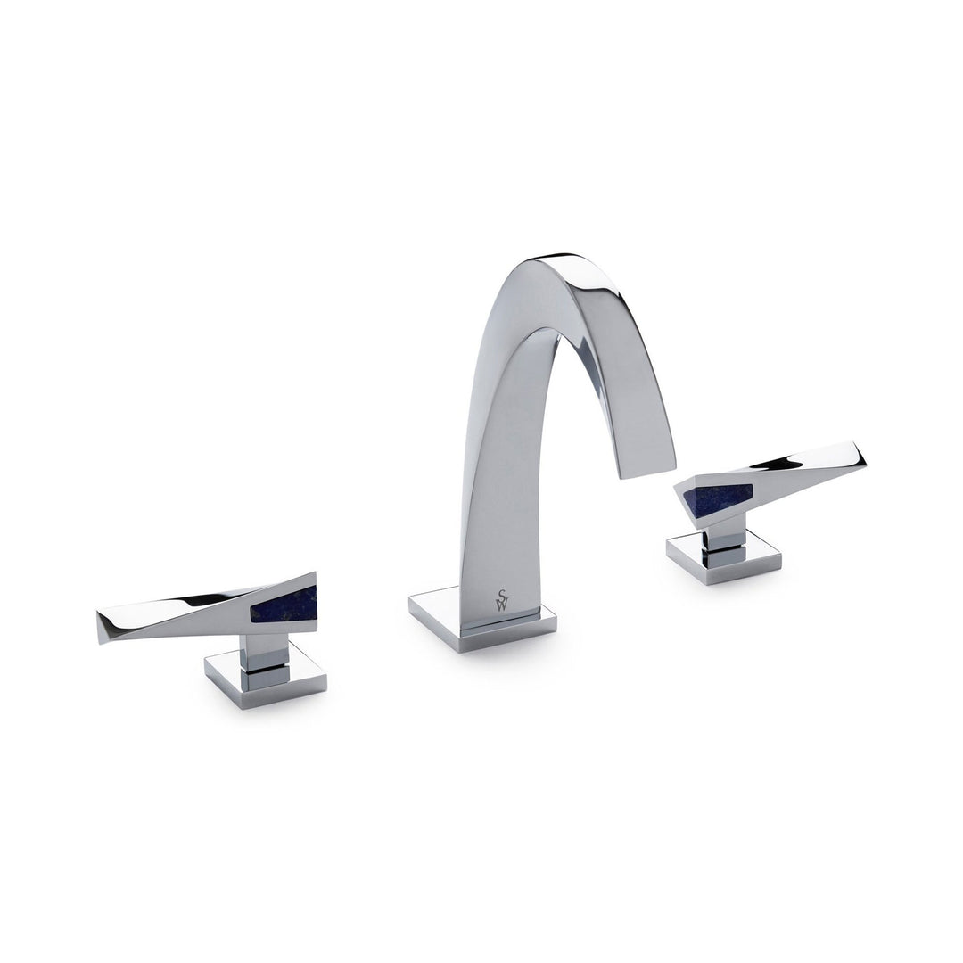 Sherle Wagner Arco with Inversion Handles Bathroom Faucet