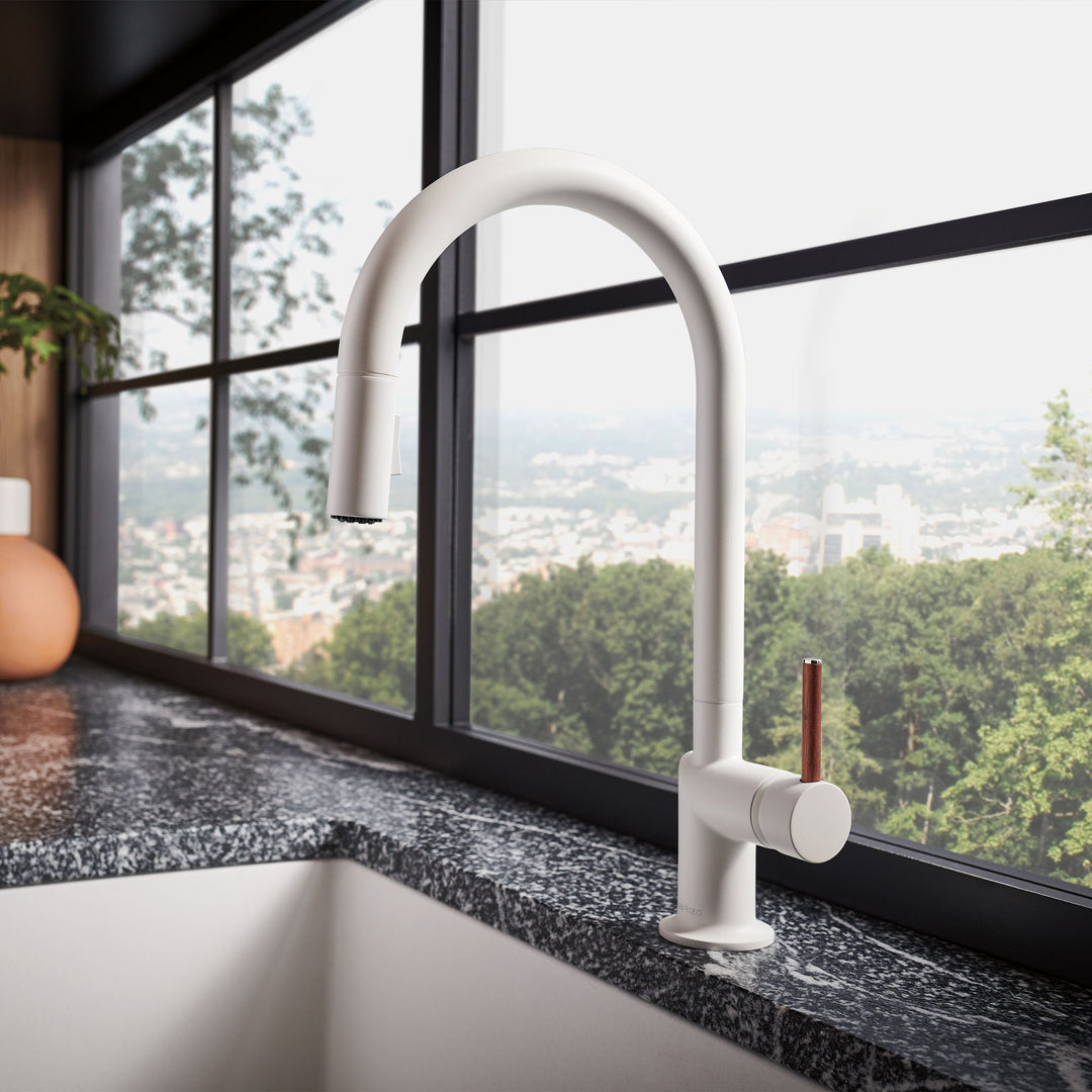 Brizo Jason Wu Pull Down Kitchen Faucet with Arc Spout