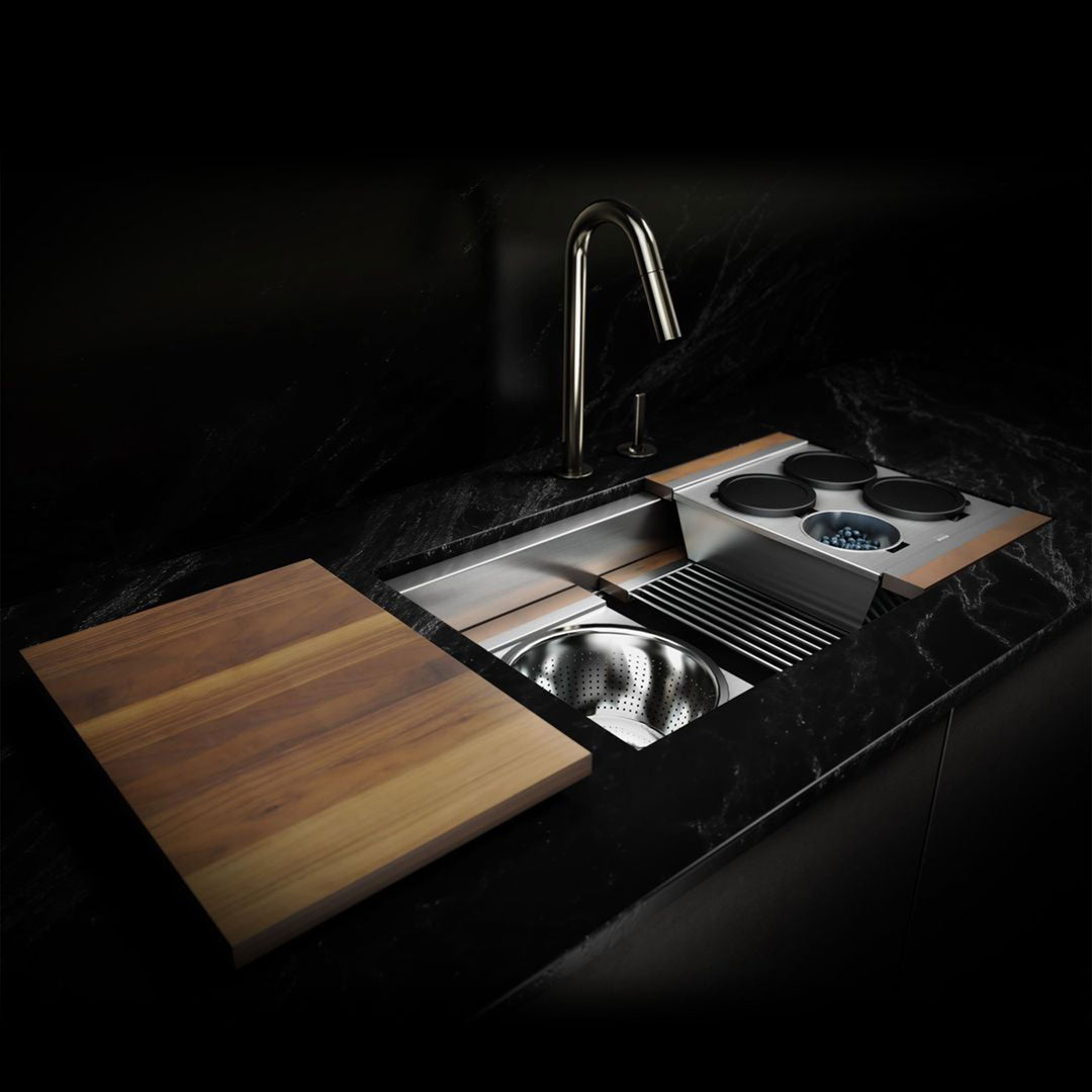 Home Refinements by Julien SmartStation Single Bowl Kitchen Sink