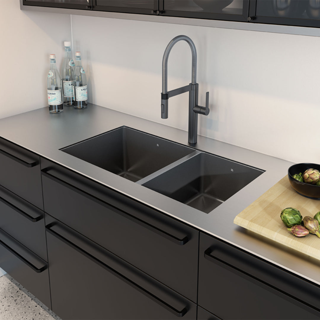 Prochef by Julien ProInox H75 Undermount Black Kitchen Sink