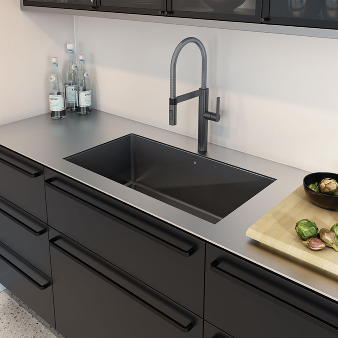 Prochef by Julien ProInox H75 Undermount Black Kitchen Sink