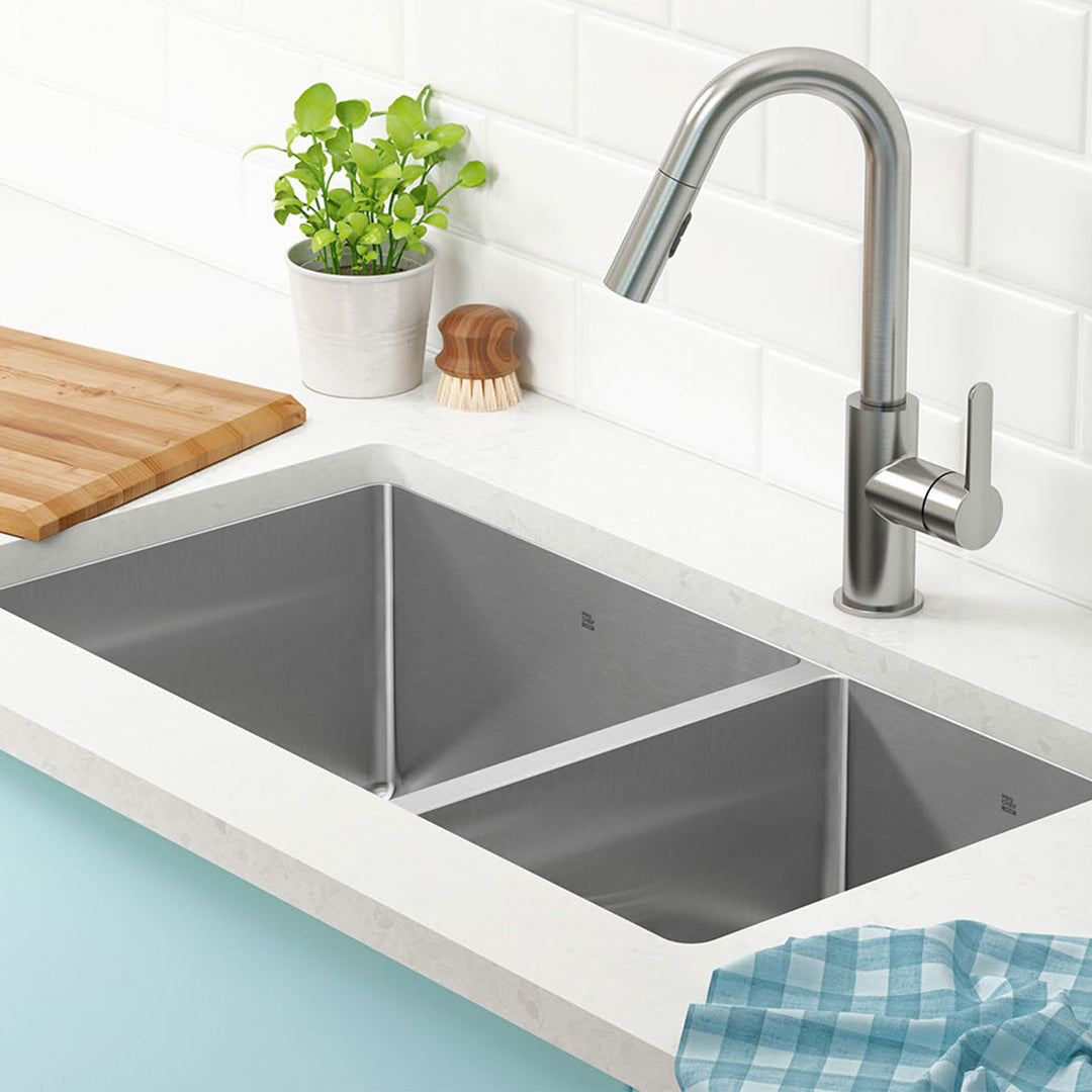 Prochef by Julien ProInox H75 Double Bowl Undermount Kitchen Sink