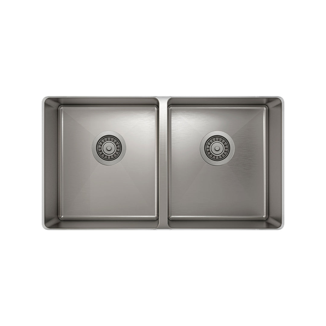 Prochef by Julien ProInox H75 Double Bowl Undermount Kitchen Sink