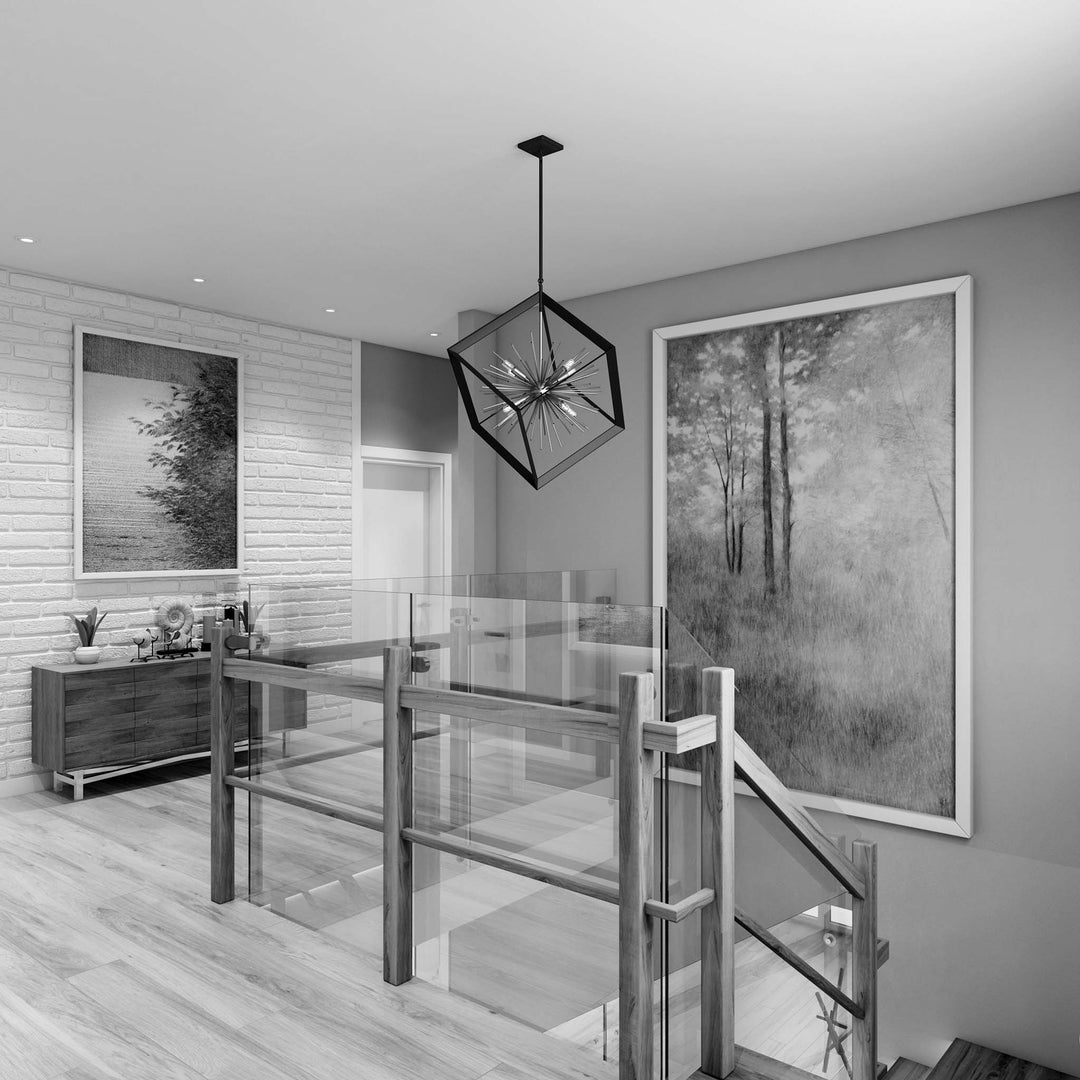 Artcraft Sunburst Chandelier