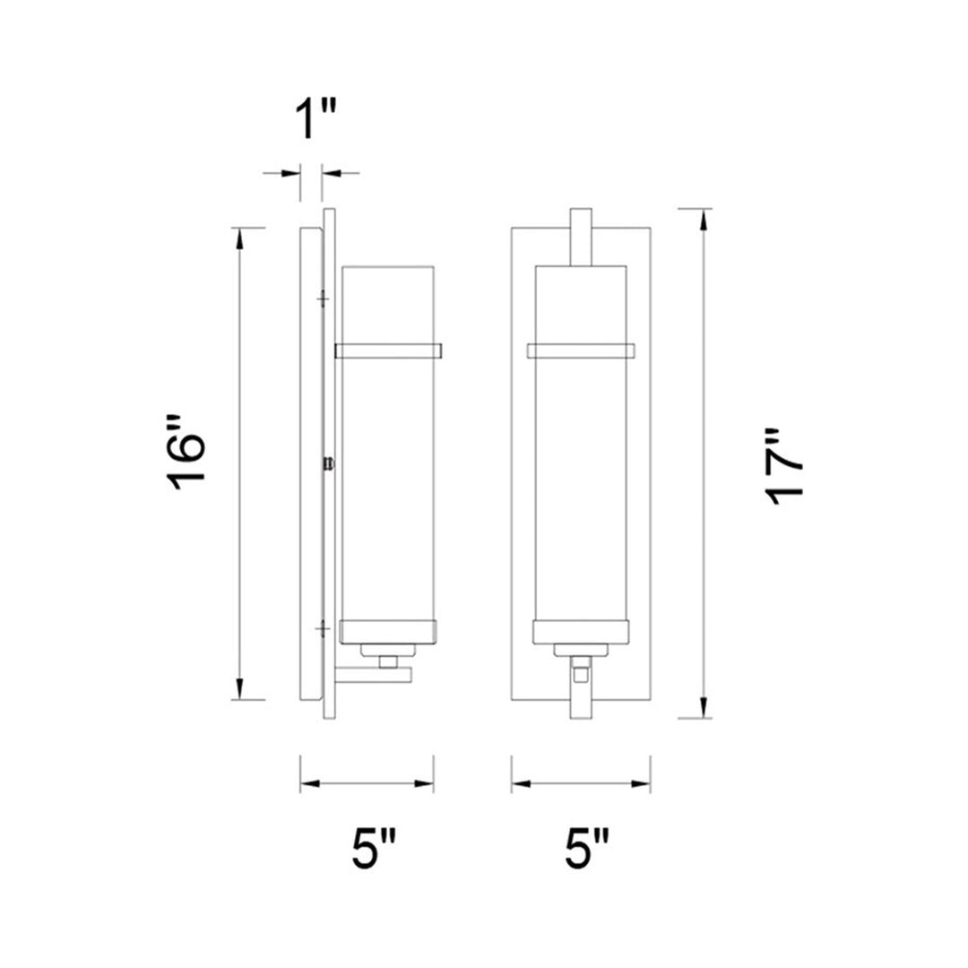 CWI Lighting Sierra 1-Light Wall Sconce
