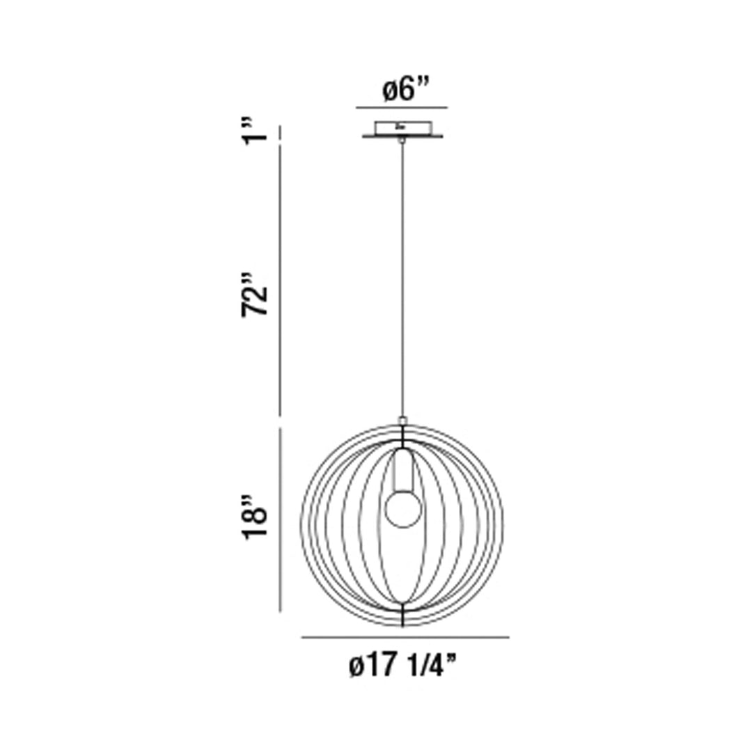 Eurofase Abruzzo Pendant