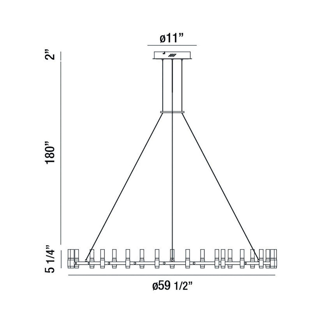 Eurofase Albany Round Chandelier