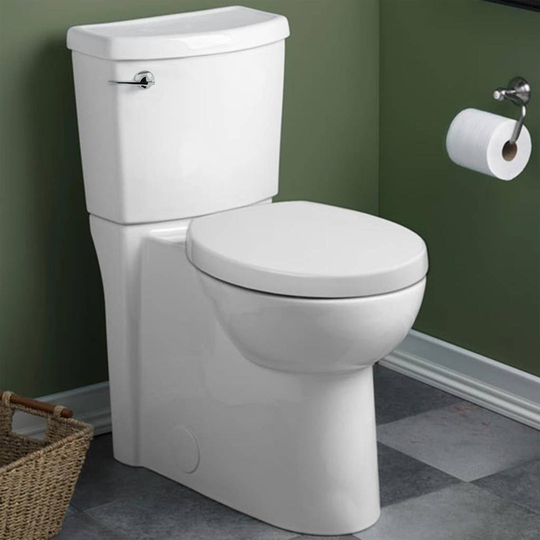 American Standard Studio Concealed Trapway Right Height FloWise Elongated Toilet with Seat